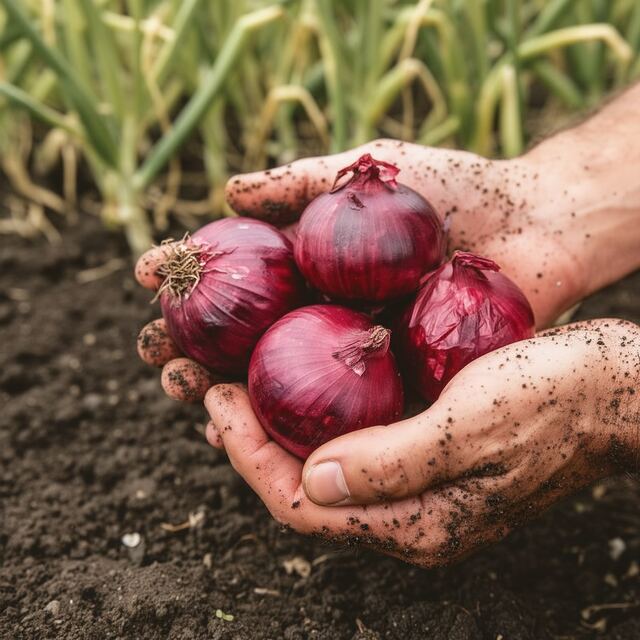 Cebolla Huevo Roja orgánico — VitaOrgánicos
