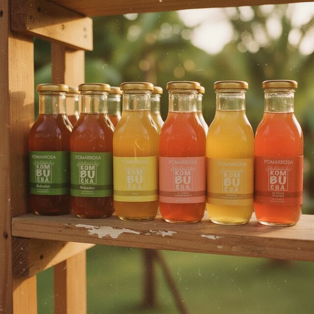 Kombucha de Piña 250ml orgánico — VitaOrgánicos