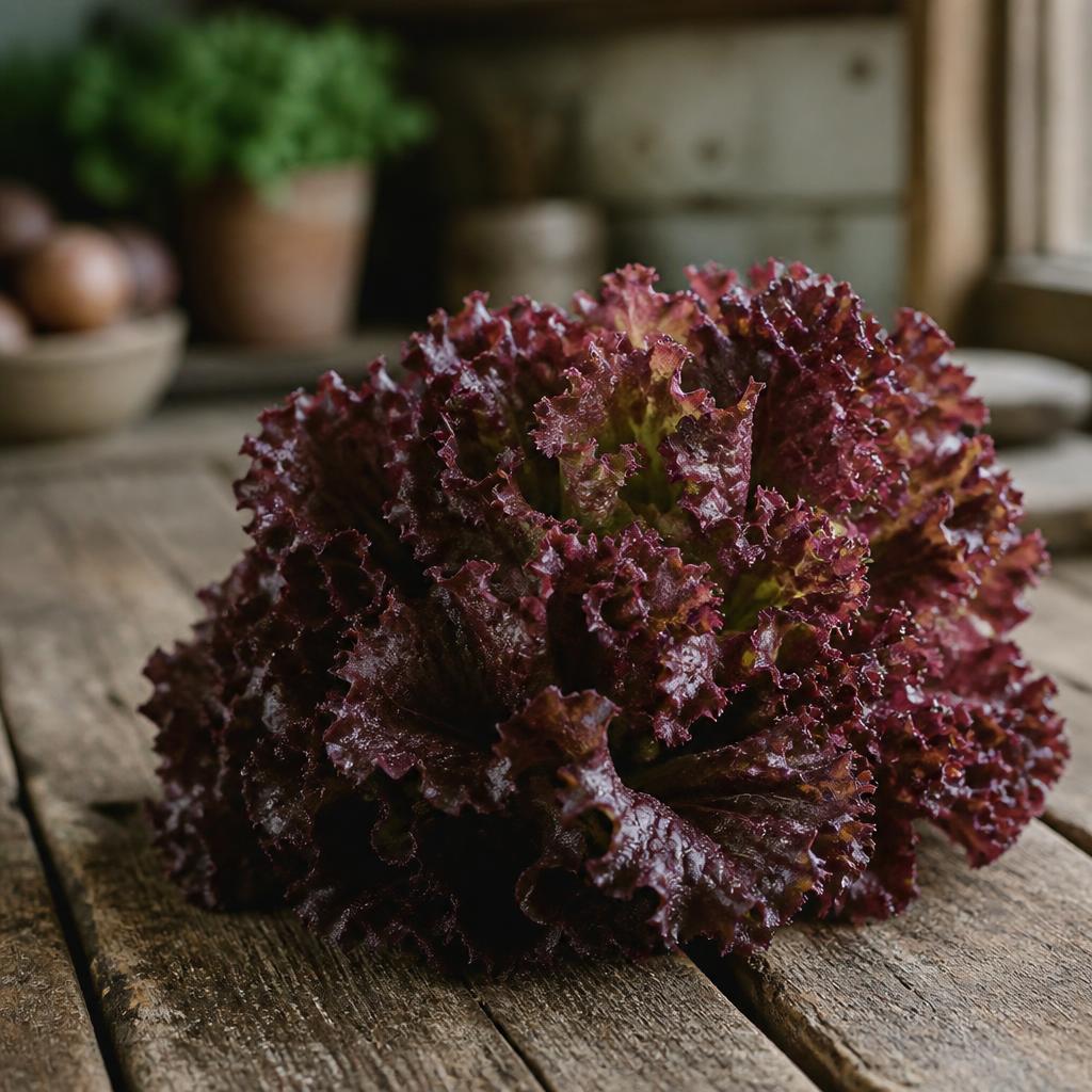 Lechuga Crespa Morada orgánico — VitaOrgánicos