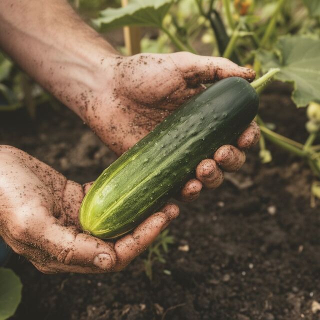 Pepino Cohombro orgánico — VitaOrgánicos