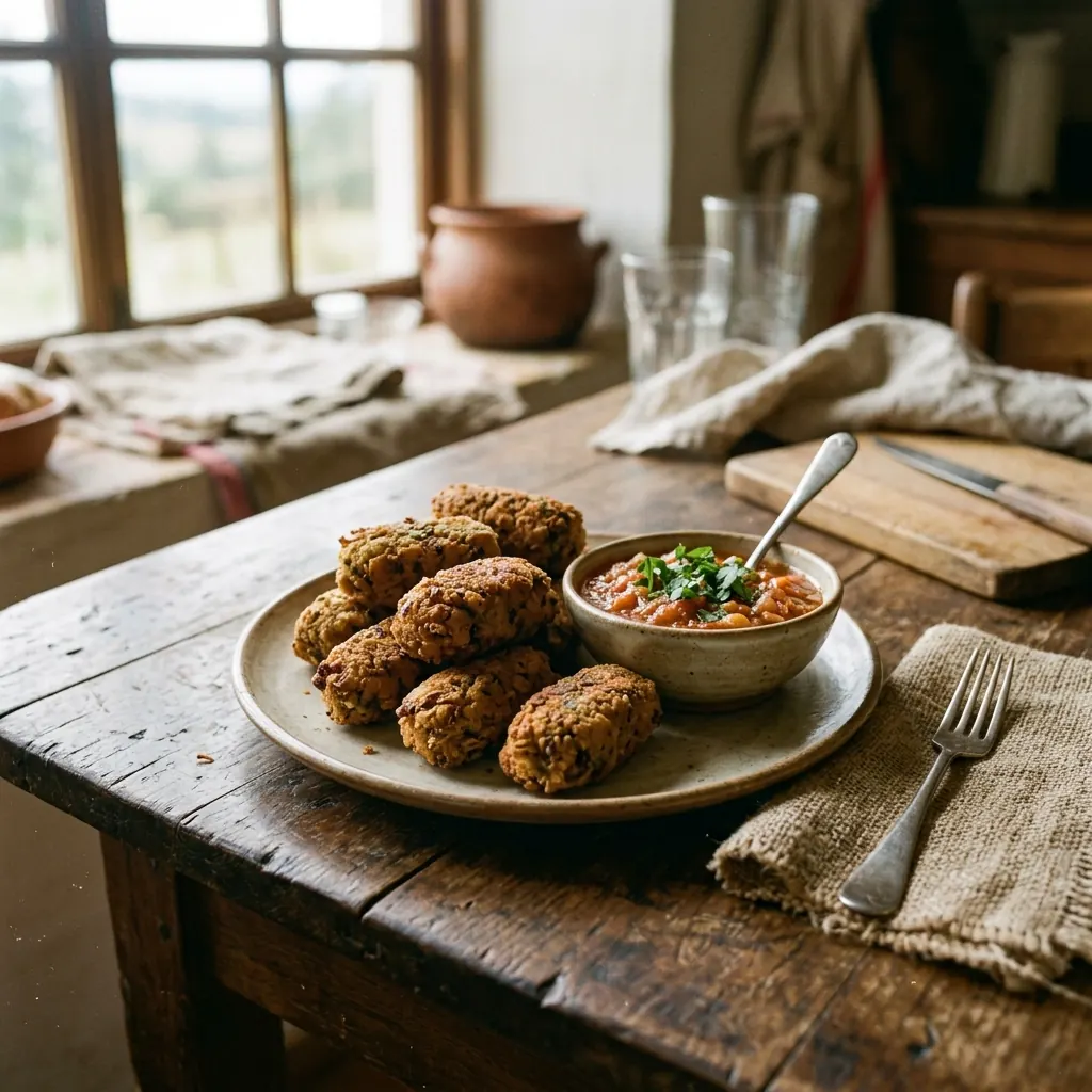 Croquetas Campesinas de Frijol y Arveja