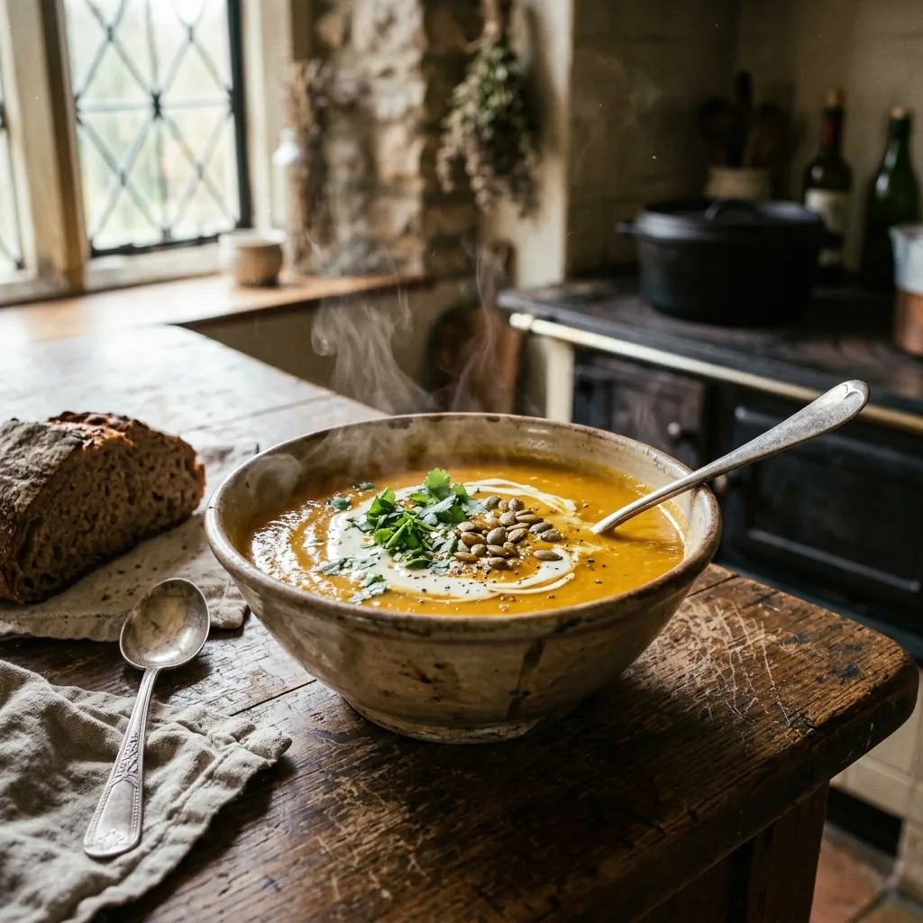 Sopa de Ahuyama de la Finca